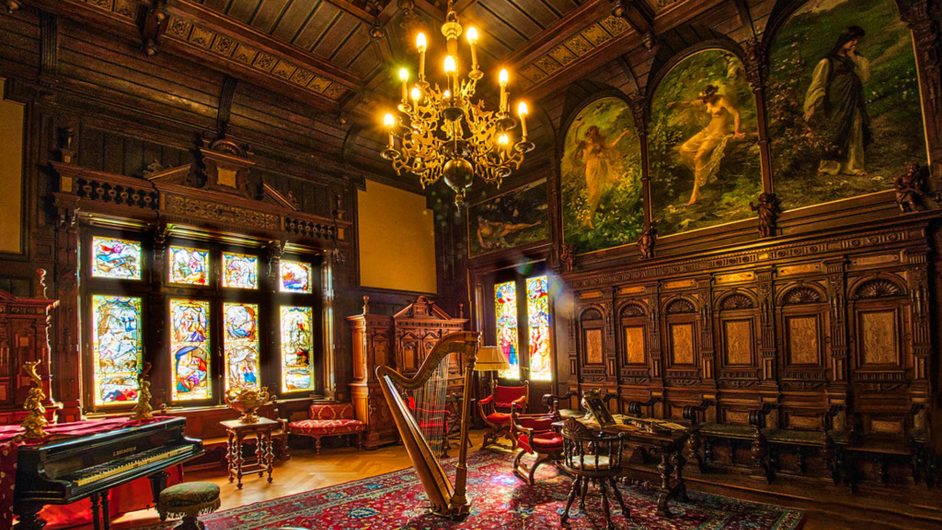 Armory and music rooms